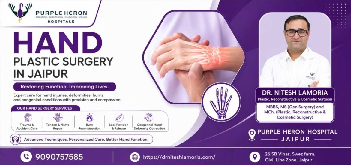 Hand Plastic Surgery in Jaipur