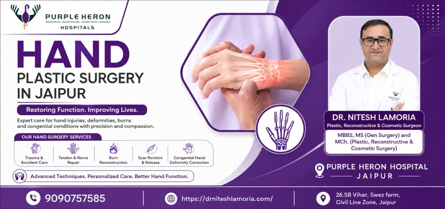 Hand Plastic Surgery in Jaipur